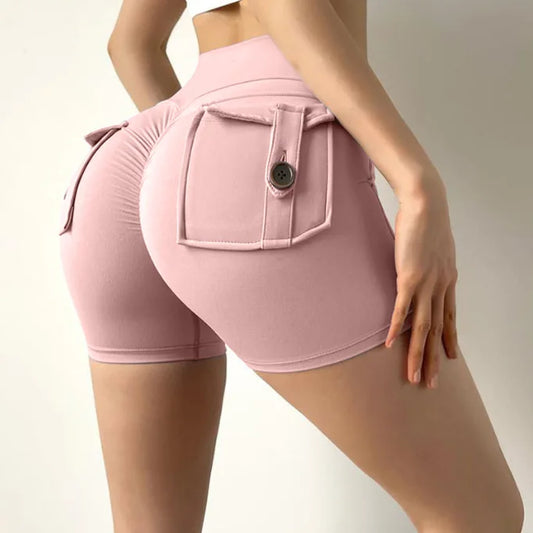 Cargo Shorts Women's Gym Shorts Scrunch Butt