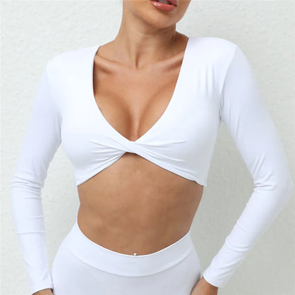 Short Crop Yoga Shirt