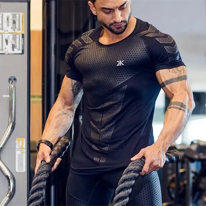 Bodybuilding compress Fitness Tee