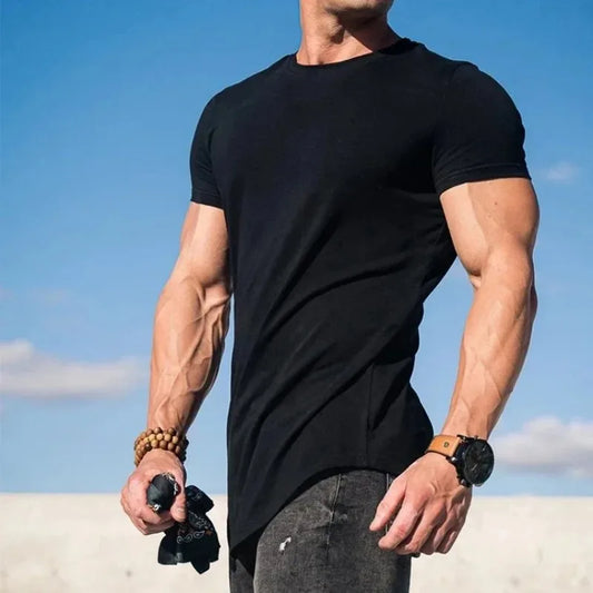 Muscle Fitness T-shirt Summer