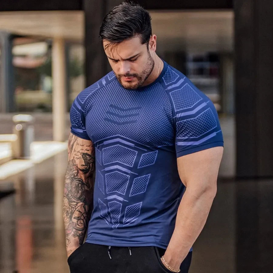 Bodybuilding compress Fitness Tee